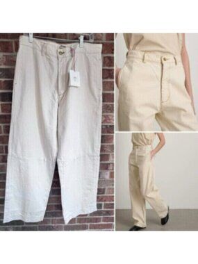 B Sides Reworked Trouser - Clair Rinse NEW 100% cotton Made in USA Size 32